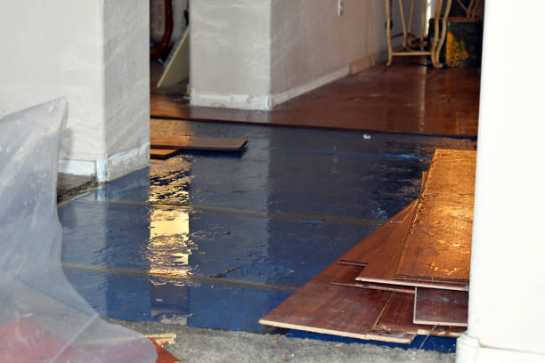 Professional Water Damage Restoration technician working in Exeter, NH